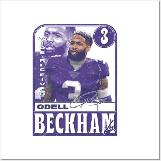 Odell Beckham Jr. Baltimore Card Posters and Art